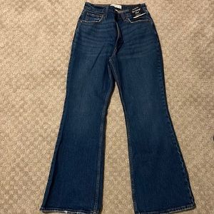 Abercrombie and Fitch Curve Love High Rise Vintage Flares 27 short/4Short